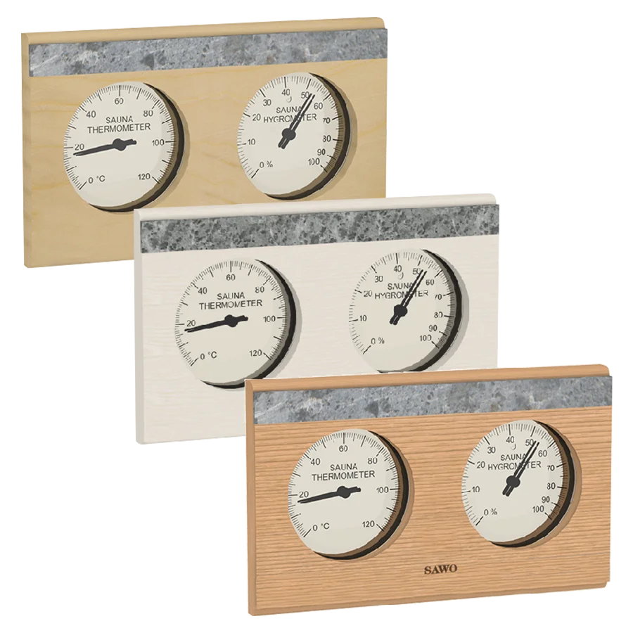 1 Accent Stone Rectangle Thermo-Hygrometer