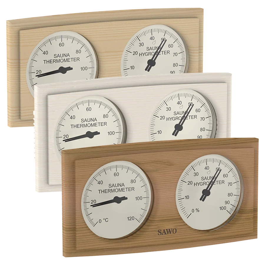 Basic Curved Rectangle Thermo-Hygrometer