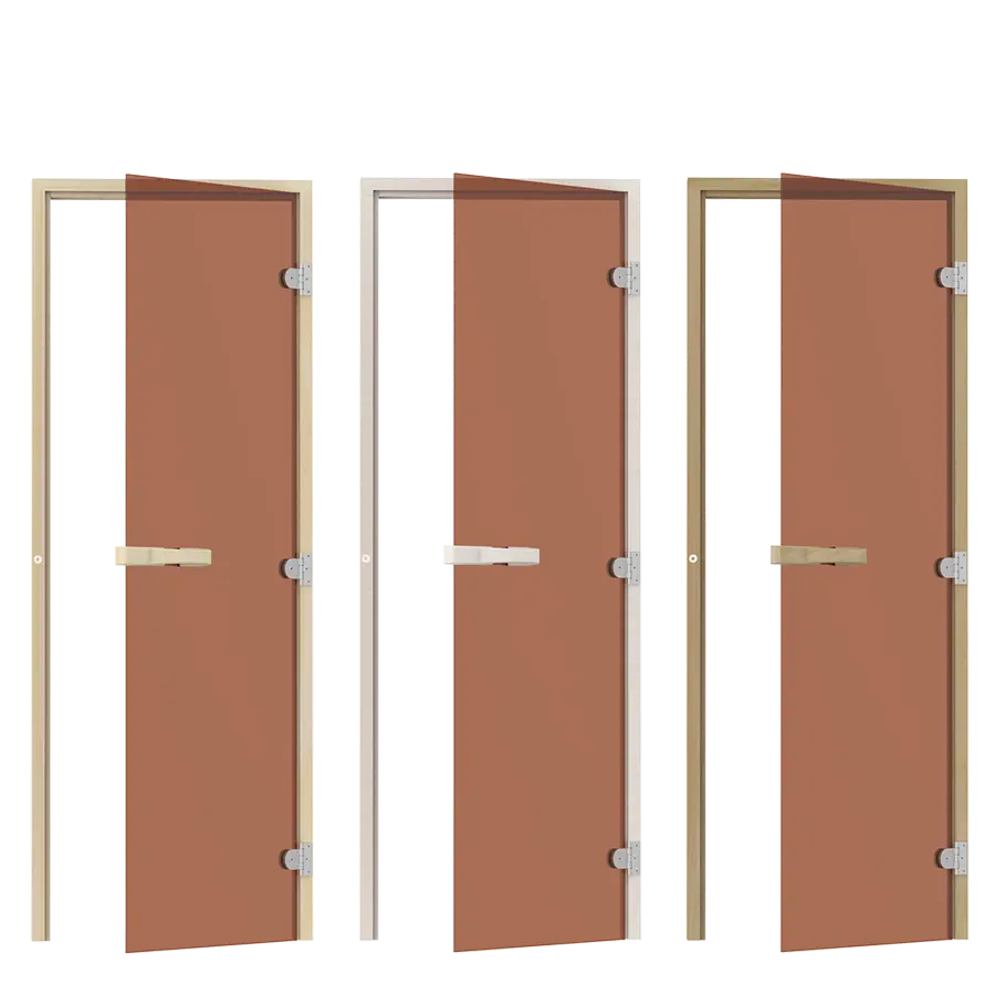 Bronze Glass Sauna Door Finland