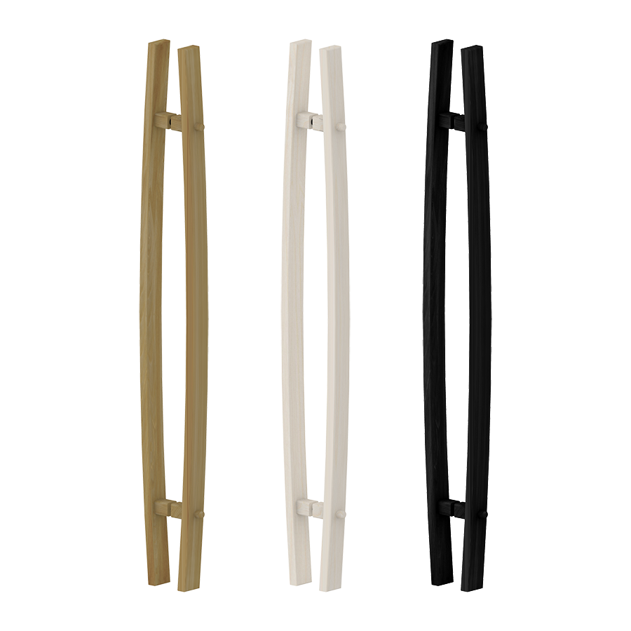 Wooden Arc Door Handle
