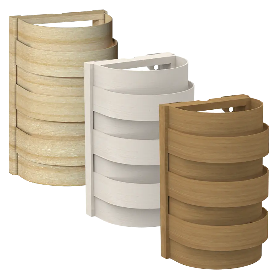 Wooden Light Cover Wave