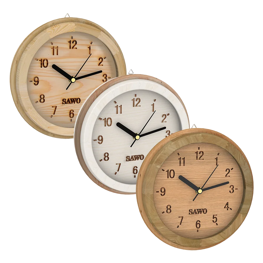 Wooden Pail Clock Small