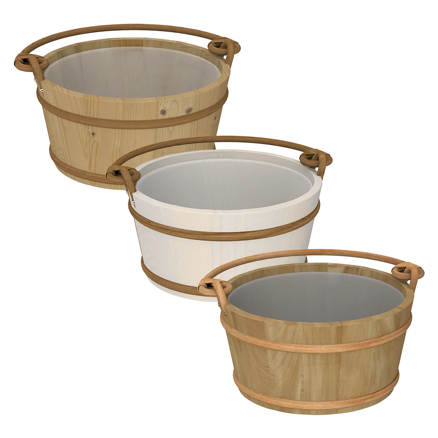 Wooden Pail Rattan