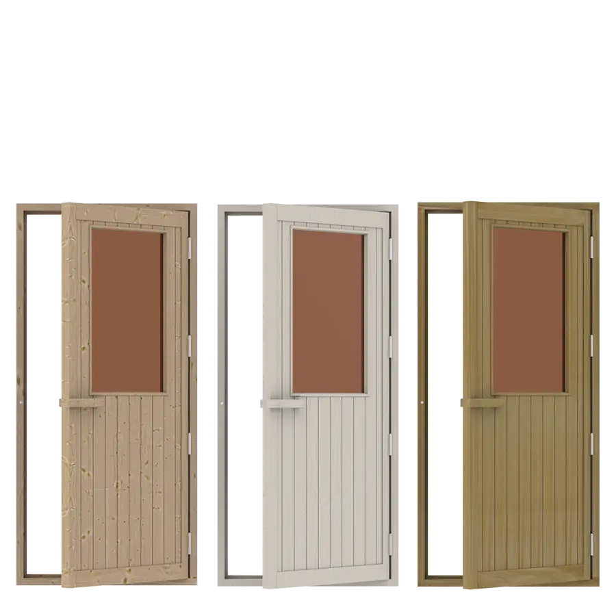 Wooden Sauna Door with Window
