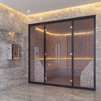 SAWO steam generator for modern sauna and spa steam rooms
