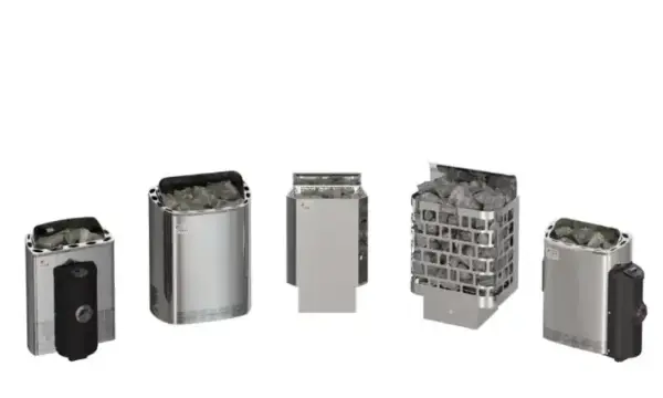 SAWO Wall-Mounted Sauna Heater Series for compact sauna rooms